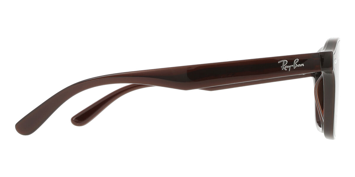 Ray-Ban RB4458D Asian Fit 714/13 Square Transparent Dark Brown