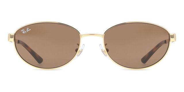 Ray-Ban RB3774D Asian Fit 001/73 Oval Arista Gold Sunglasses  display picture 1
