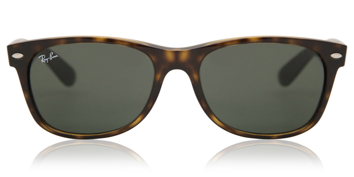 Ray-Ban RB2132 New Wayfarer 902L Square Tortoiseshell Sunglasses