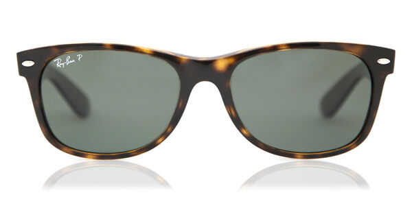 Ray-Ban RB2132 New Wayfarer Polarized 902/58 Square Tortoiseshell