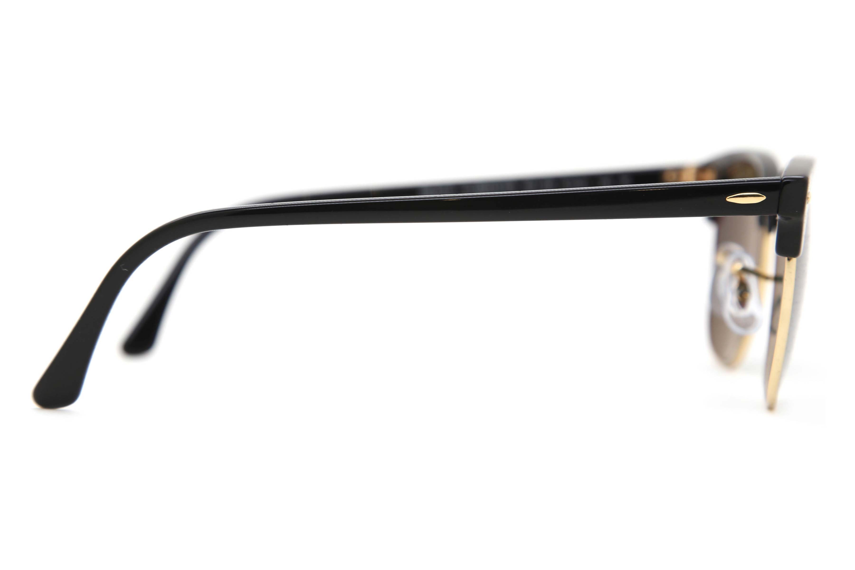 Ray-Ban RB3016/S Clubmaster Polarized 901/58 Square Gold Black