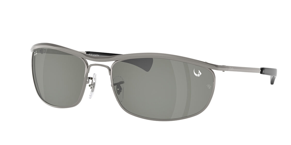 Ray-Ban RB3119M Olympian I Deluxe 001/56 Oval Gold Sunglasses