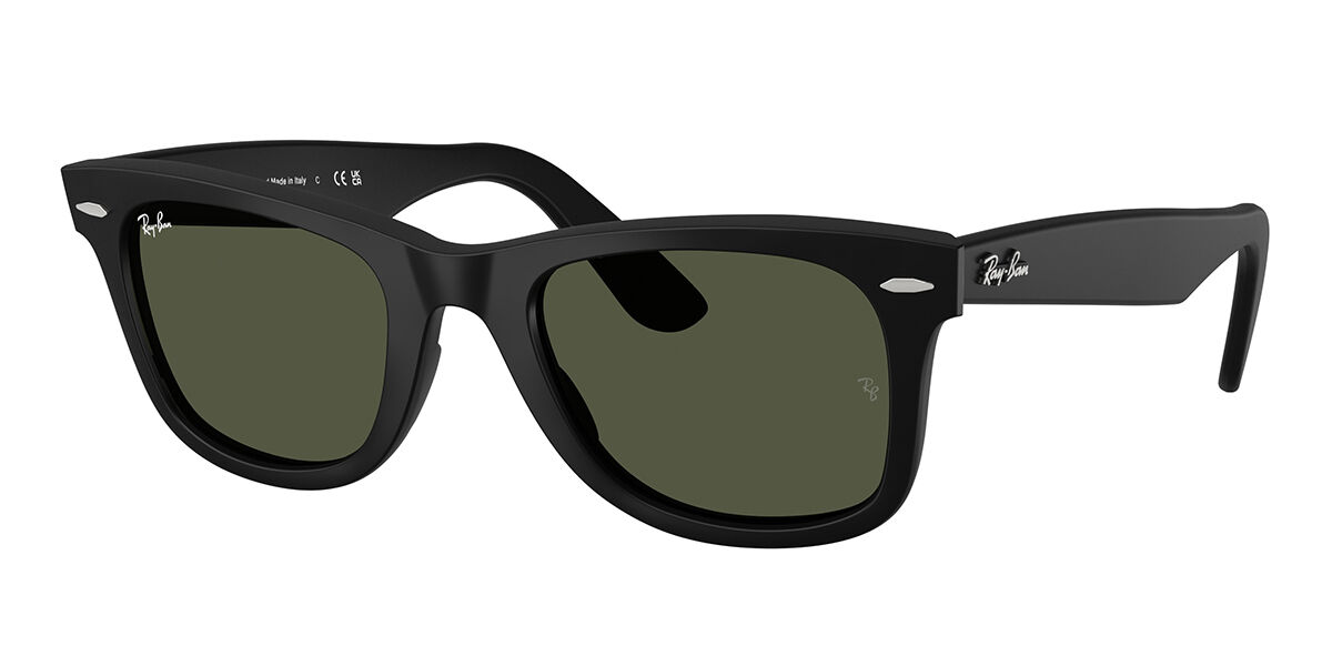 Ray-Ban RB2132F New Wayfarer Asian Fit 601/R5 Square Shiny Black