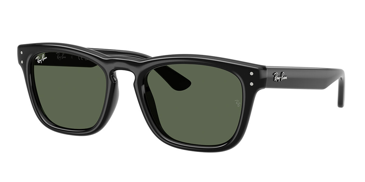 Ray-Ban RB2132F New Wayfarer Asian Fit 601/R5 Square Shiny Black