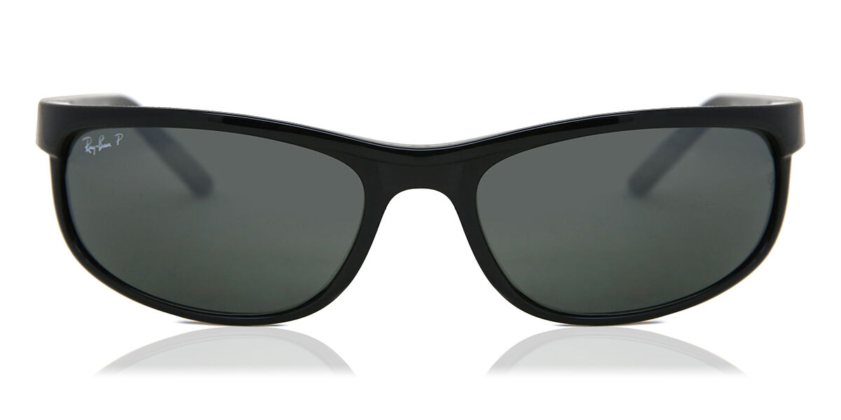 Ray-Ban RB2027 Predator 2 Polarized 601/W1 Wraparound Black