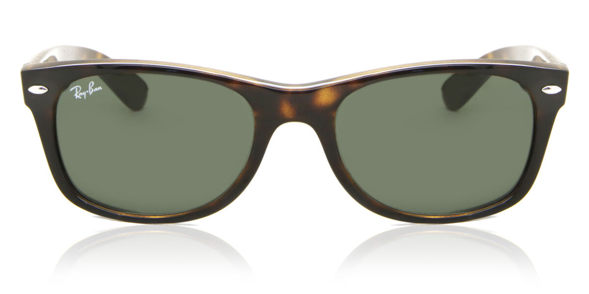 美品 Ray-Ban レイバン RB2132 NEW WAYFARER ケース付 Ray-Ban RB2132 New Wayfarer M (55 - 18) with Grey lenses and Blue