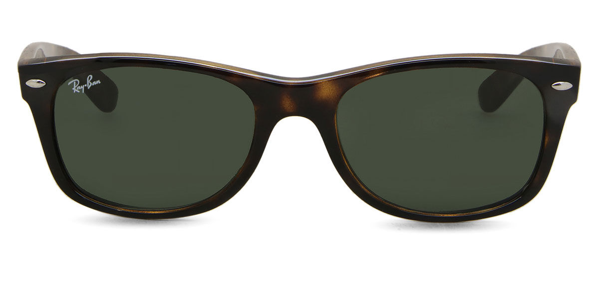 RayBan RB2132 NEW WAYFARER 902 ケース付 Ray-Ban RB2132 New Wayfarer 902 Square Tortoiseshell Sunglasses