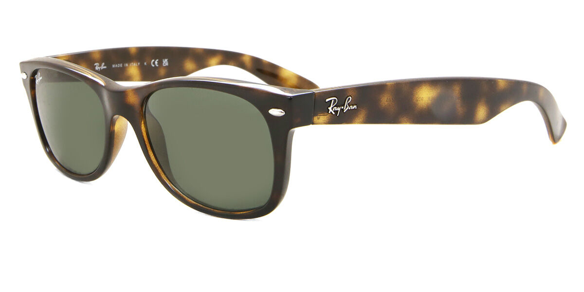 Ray-Ban RB2132 New Wayfarer 902 Square Tortoiseshell Sunglasses
