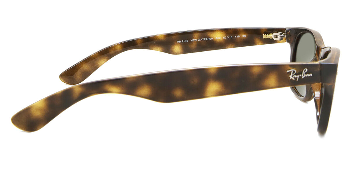 RayBan RB2132 NEW WAYFARER 902 ケース付 Ray Ban New Wayfarer RB2132 Sunglasses Tortoise | Free Rx Lenses