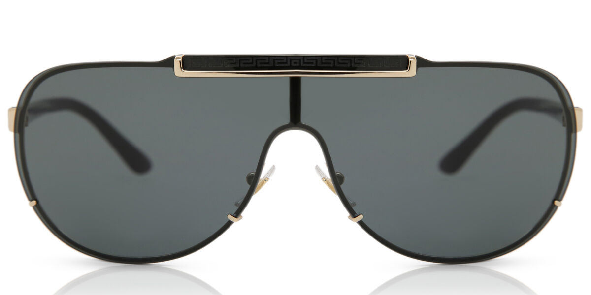 Versace VE2140 100287 Single Lens Gold Black Sunglasses