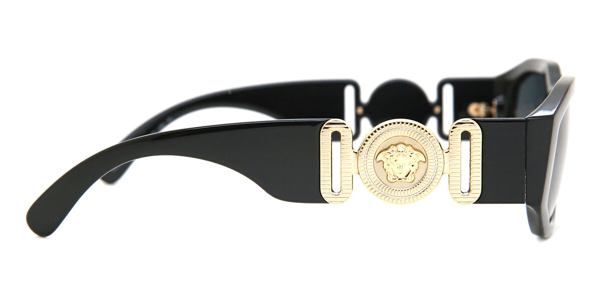 Versace VE4361 GB1/87 Geometric Black Sunglasses | SmartBuyGlasses US