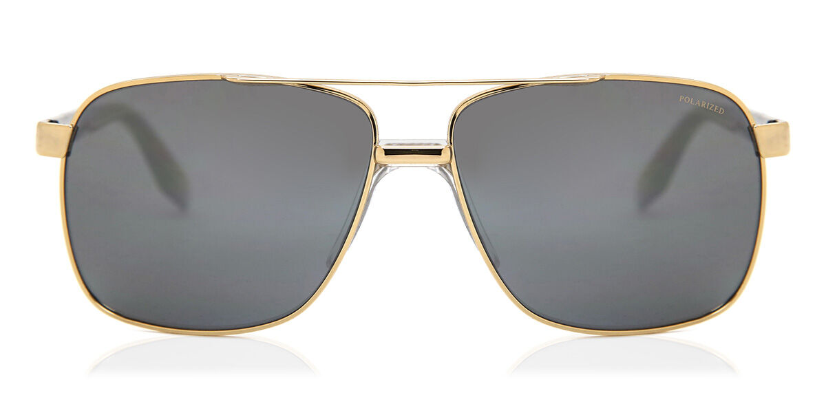 Versace VE2174 Polarized 1002Z3 Pilot Gold Sunglasses