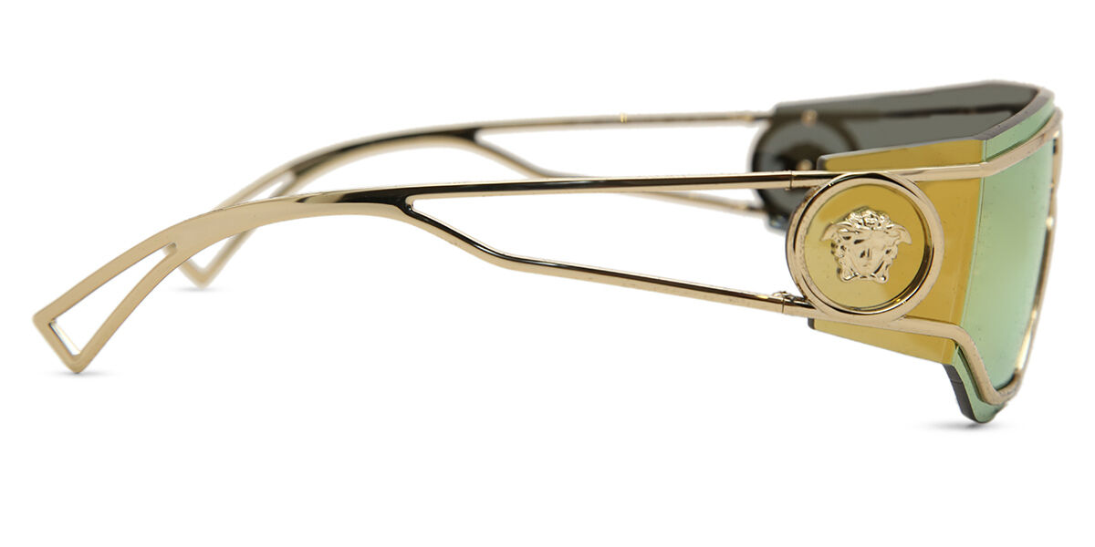Versace VE2226 10027P Single Lens Gold Sunglasses | SmartBuyGlasses US