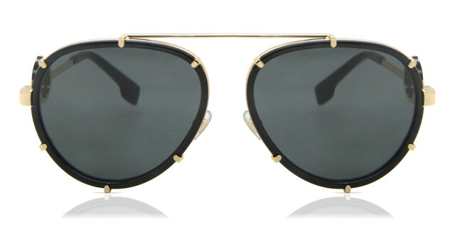 Versace VE2232 143887 Pilot Black Gold Sunglasses  display picture 1