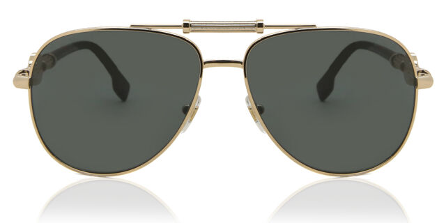 Versace VE2236 100287 Pilot Gold Sunglasses | SmartBuyGlasses US display picture 2
