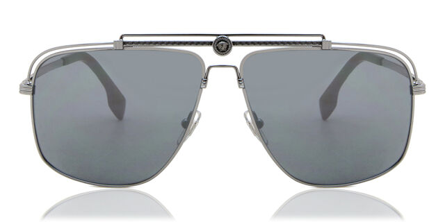 Versace VE2242 10016G Pilot Gunmetal Sunglasses  display picture 2