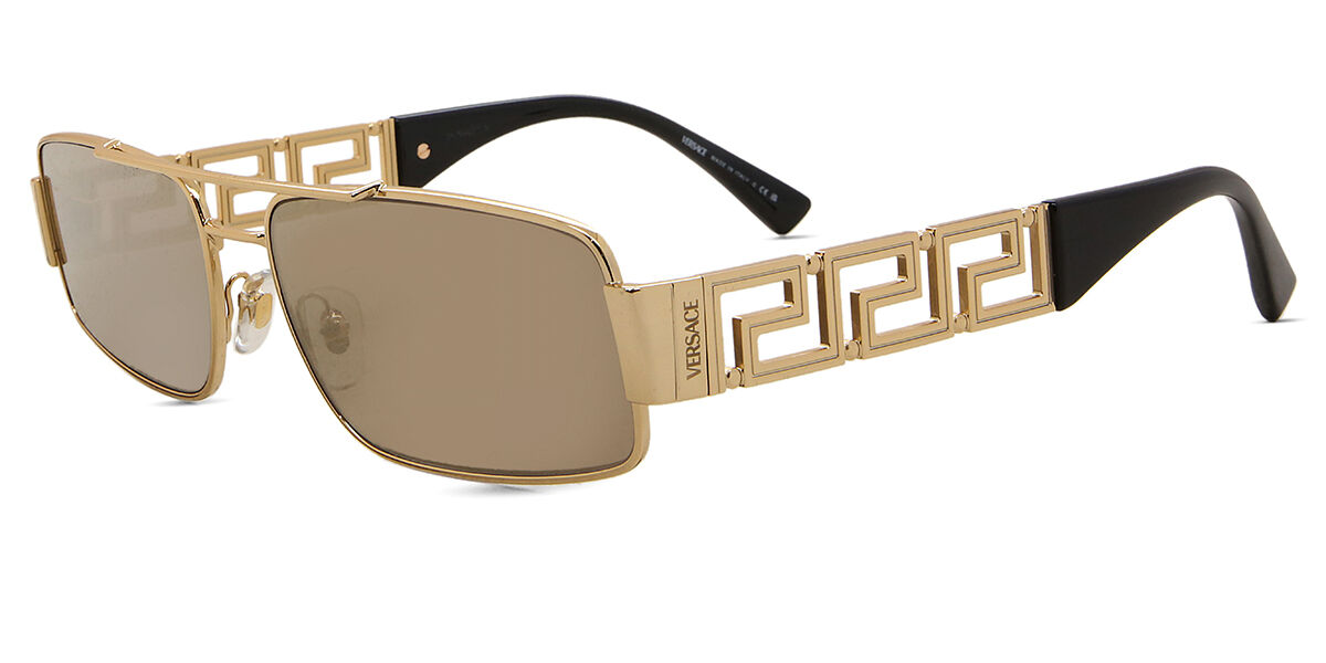 Versace VE2257 10025A Pilot Gold Sunglasses | SmartBuyGlasses US