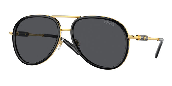 Versace VE2260 10021A Pilot Transparent Lilac/Gold  display picture 3