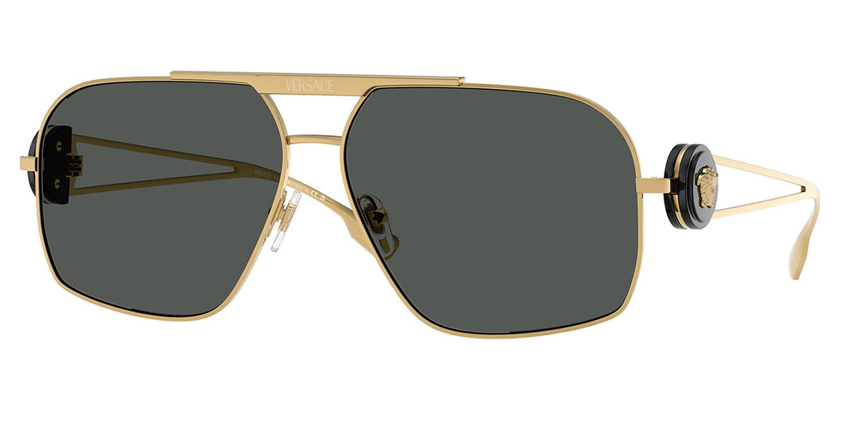Versace VE2269 100287 Pilot Gold Sunglasses | SmartBuyGlasses US