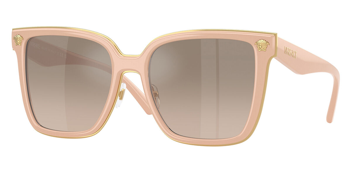 Versace VE2278D Asian Fit 54946I Square Nude Beige Brown/Gold