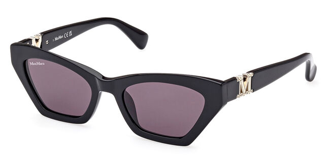 Max Mara MM0057 EMME13 01A Cat Eye Shiny Black Sunglasses  display picture 3