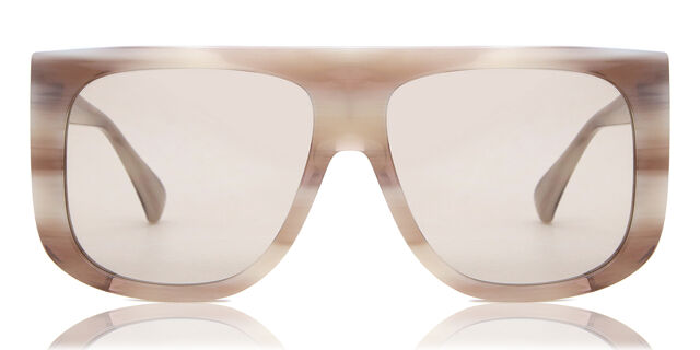 Max Mara MM0073 EILEEN 20E Square Grey Horn Sunglasses  display picture 2