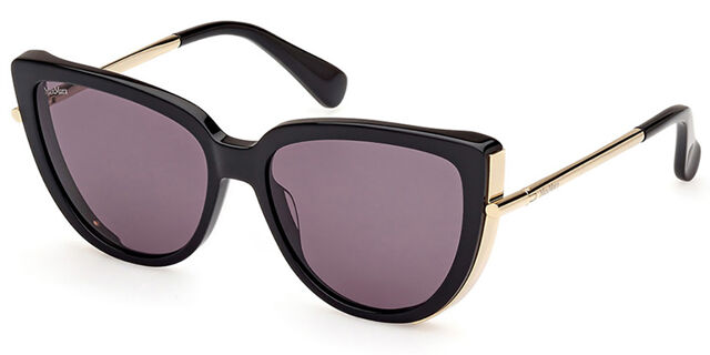 Max Mara Sunglasses, New 195 Max Mara MM0006 032 Geometric Pale Gold Sunglasses  main image 2