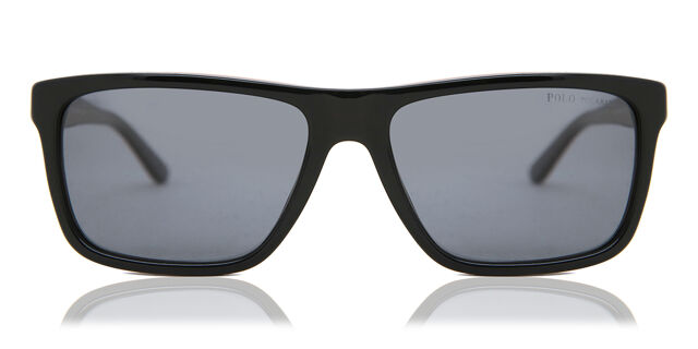 Polo Ralph Lauren PH4153 Polarized 566881 Square Black/Red  display picture 2
