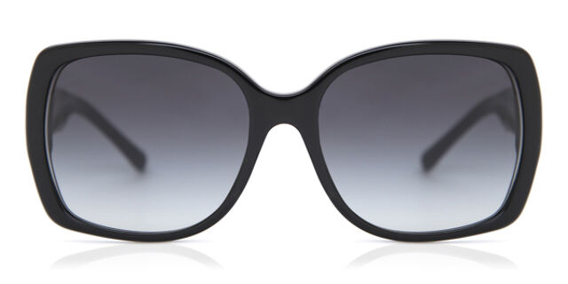 NIB Burberry Sunglasses Black Square Frames Checkered Arms Gradient OBE4160 Burberry Women main image 4