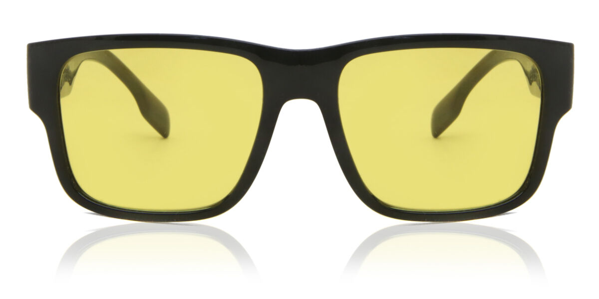 Burberry BE4358 KNIGHT 300185 Square Black Sunglasses