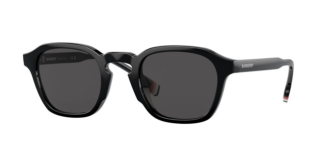 Burberry BE4378U 300187 Square Shiny Black Sunglasses  display picture 2