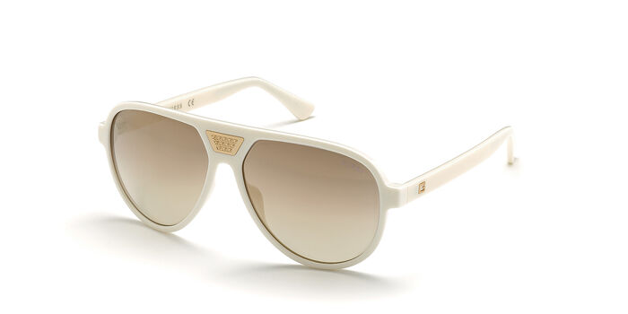NWT Guess GU00205-39W Yellow Round 49mm Sunglasses GUESS GU00205-39W-49 Sunglasses Size 49mm 145mm 24mm yellow  main image 2