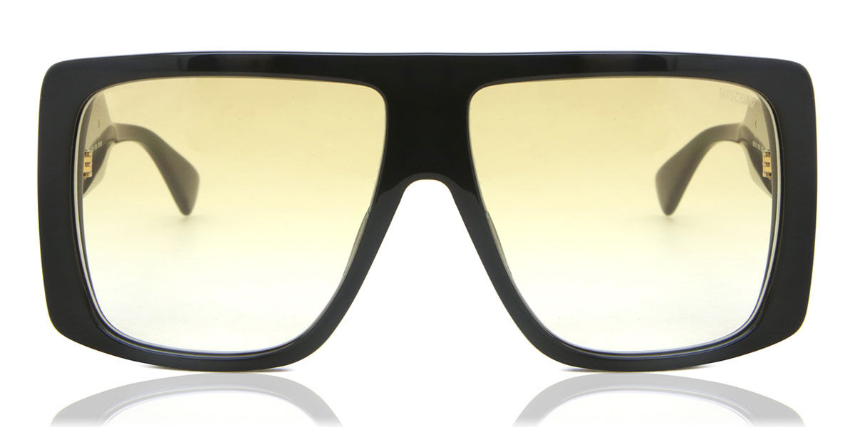 Moschino MOS119/S 807/06 Square Black Sunglasses | SmartBuyGlasses US