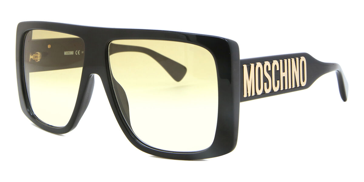 Moschino MOS119/S 807/06 Square Black Sunglasses | SmartBuyGlasses US