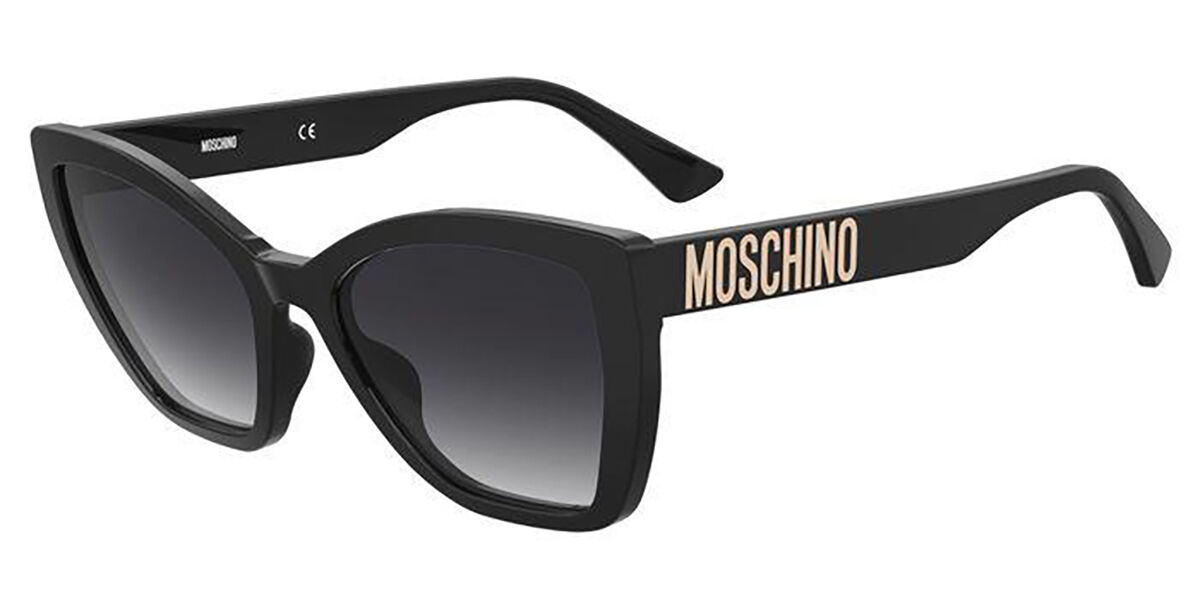 Moschino MOS155/S 807/9O Cat Eye Black Sunglasses | SmartBuyGlasses US