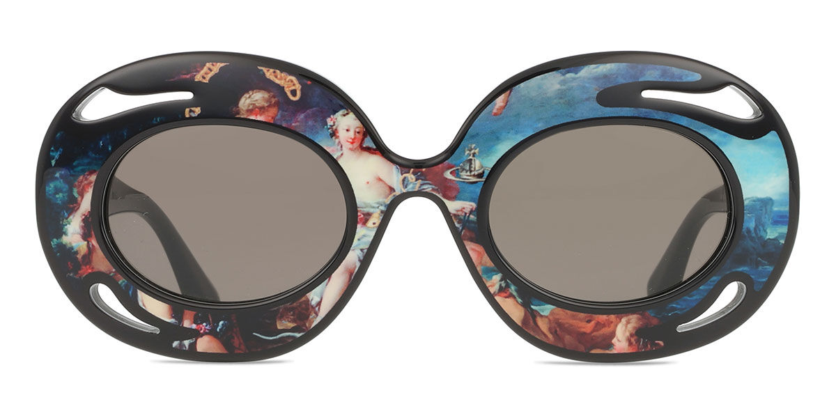 Vivienne Westwood Black Sunglasses – 100% UV Protection & Free