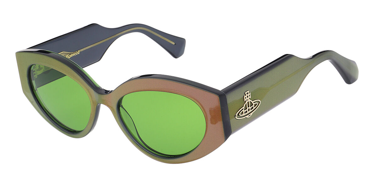 Vivienne Westwood Oval Sunglasses – 100% UV Protection & Free