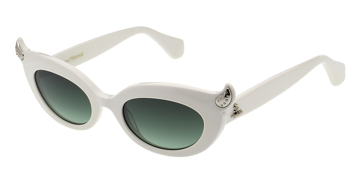 Vivienne Westwood White Sunglasses – 100% UV Protection & Free