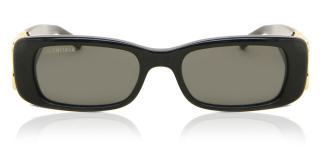 Balenciaga BB0096S 001 Rectangle Black Sunglasses  display picture 2