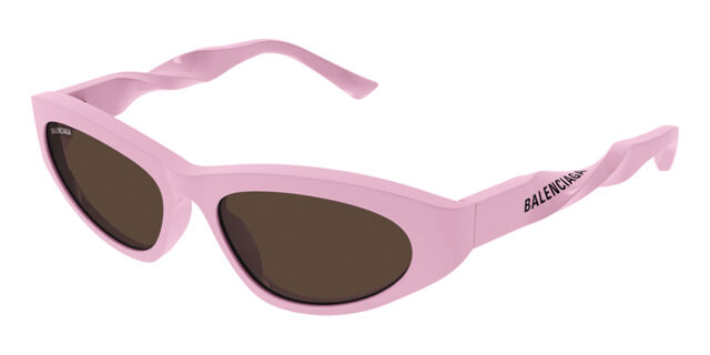Balenciaga BB0207S 004 Cat Eye Pink Sunglasses  display picture 1