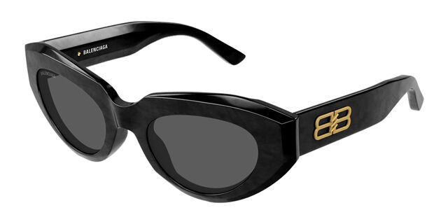 Balenciaga BB0236S 001 Cat Eye Black Sunglasses  display picture 3