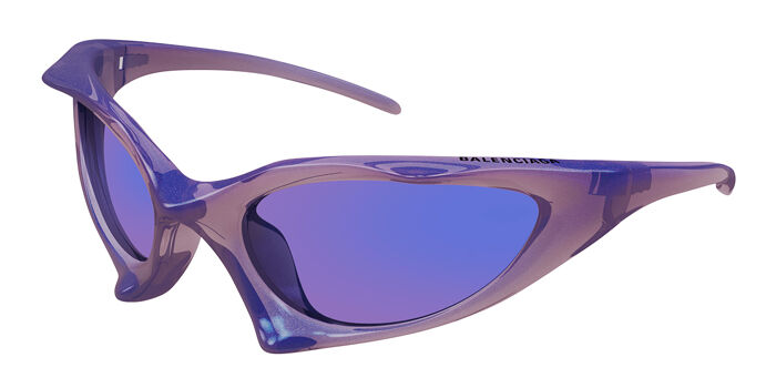 Balenciaga BB0352S 006 Wraparound Red Sunglasses  display picture 3