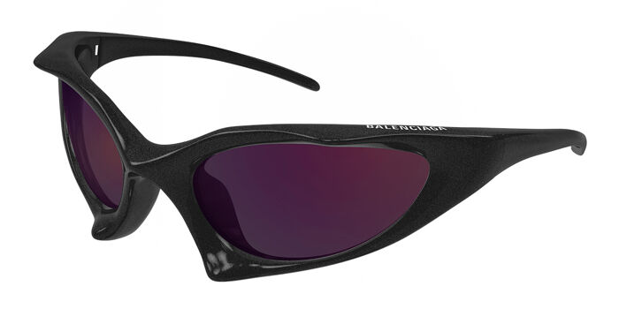 Balenciaga BB0352S 002 Wraparound Violet Sunglasses  display picture 2