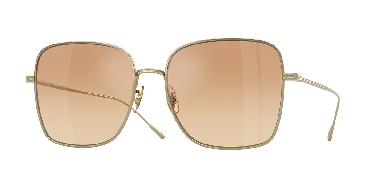 Oliver Peoples OV1348T Noralee 5035 Square Soft Gold Sunglasses Oliver Peoples OV1348T Noralee 5035 Square Soft Gold Sunglasses