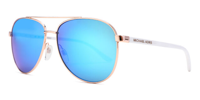 Michael Kors MK5007 HVAR 104525 Pilot Rose Gold Sunglasses  display picture 3