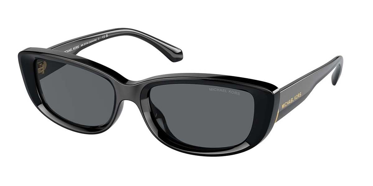 Michael Kors MK2210U ASHEVILLE 300587 Cat Eye Black Sunglasses