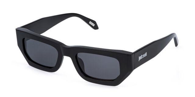 Just Cavalli SJC170 0700 Rectangle Shiny Black Sunglasses  display picture 2