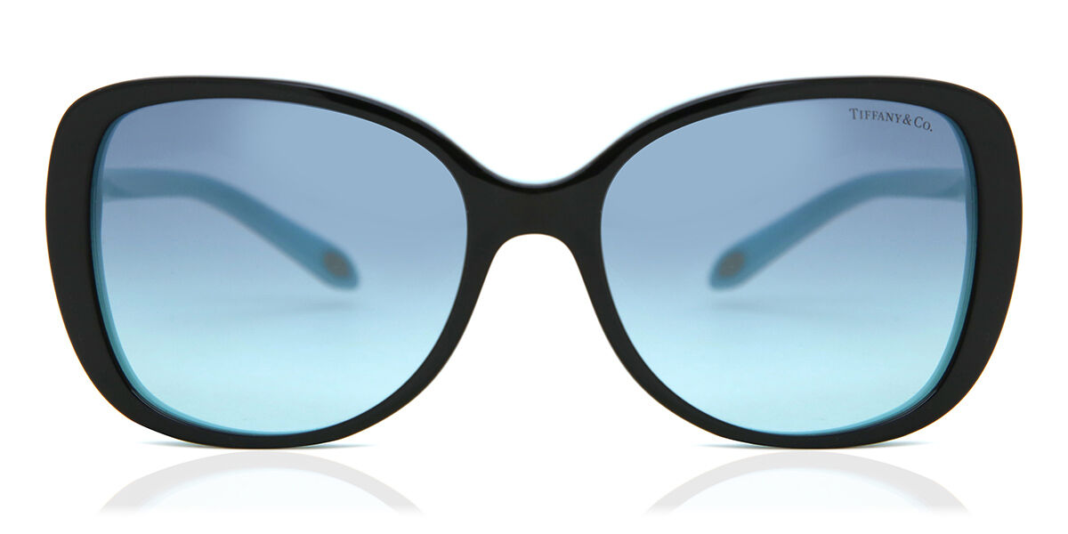 Tiffany & Co. TF4076 80553F Butterfly Black Sky Blue Sunglasses