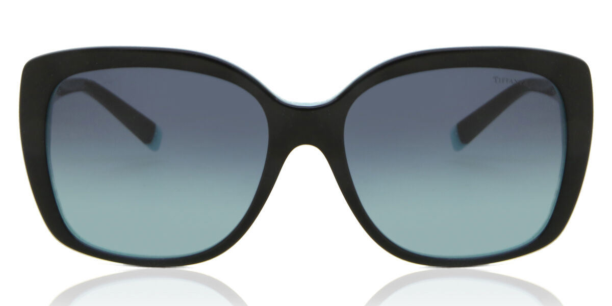 Tiffany & Co. TF4076 80553F Butterfly Black Sky Blue Sunglasses