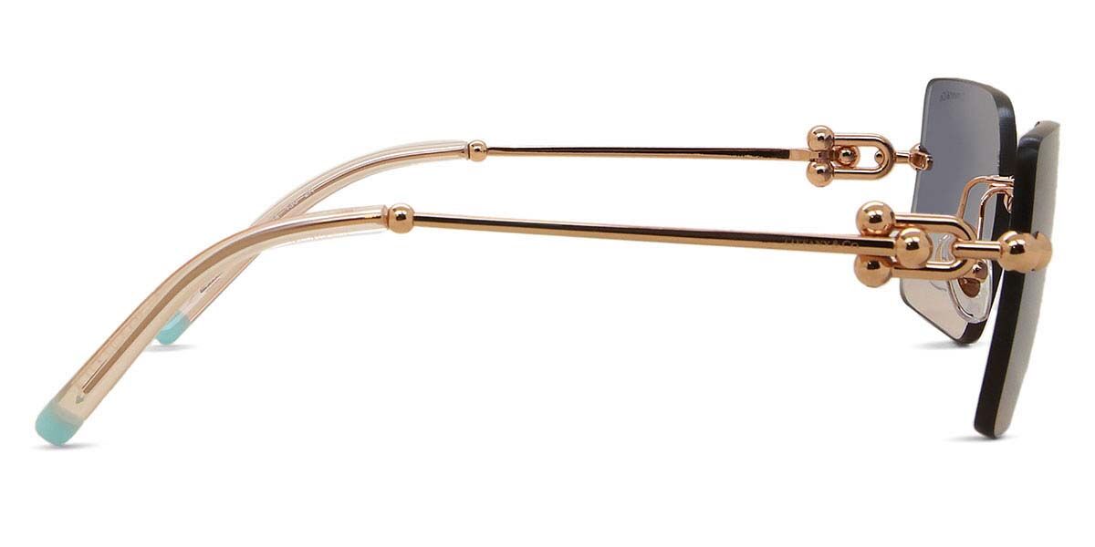 Tiffany & Co. TF3088 Asian Fit 610516 Rectangle Rose Gold